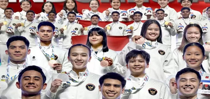 Indonesia Juara Umum Bulu Tangkis SEA Games 2025