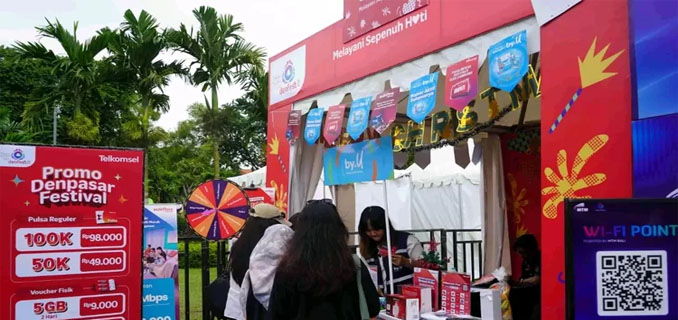 Memadukan Budaya dan Teknologi, Telkomsel Dukung Denpasar Festival 2025